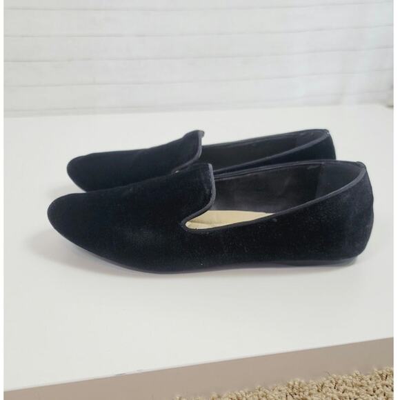 BIRDIES THE STARLING LOAFERS IN BLACK VELVET, SZ 9 - Picture 5 of 16